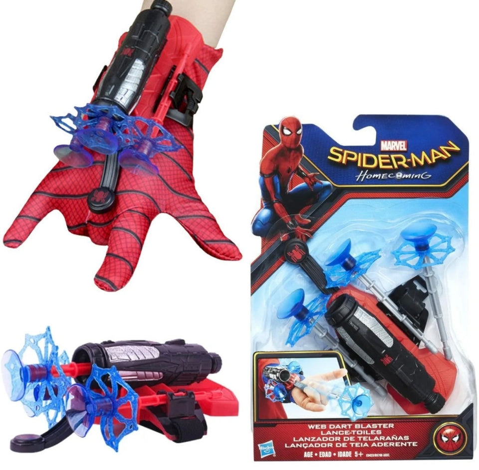 Spider Gloves Man Web Shooter for Kids, Launcher Spider Kids Plastic Cosplay Glove