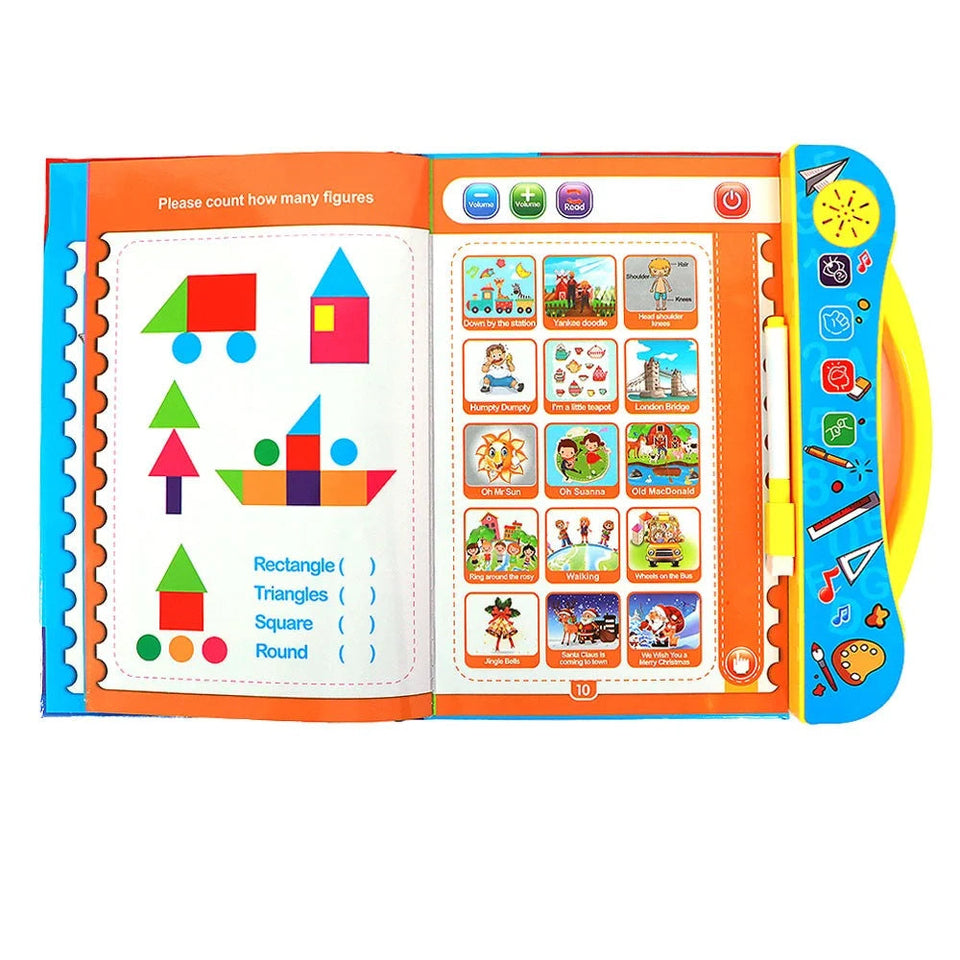 Study Book Intellectual Learning For Kids - Phonetic Learning Digital Intelligence Book For Children